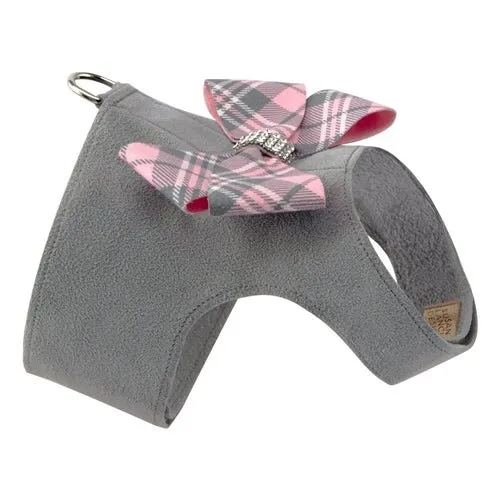 Susan Lanci Scotty Bailey Harness Puppy Pink Plaid Nouveau Bow