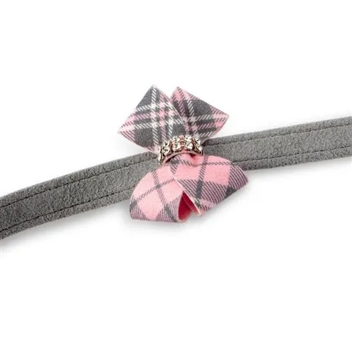Susan Lanci Scotty Bailey Harness Puppy Pink Plaid