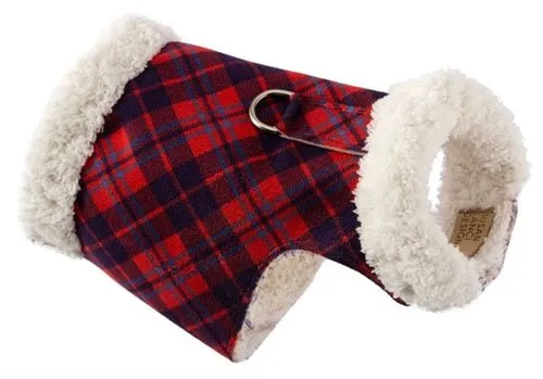 Susan Lanci Scotty Bowzer - Chestnut Plaid