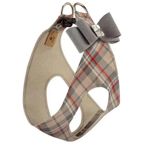 Susan Lanci Scotty Doe Plaid Big Bow Step In Harness