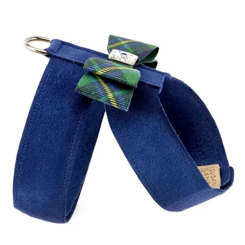 Susan Lanci Scotty Tinkie Harness Big Bow Forrest Plaid