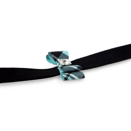 Susan Lanci Scotty Tinkie Harness Tiffi Plaid - Big Bow