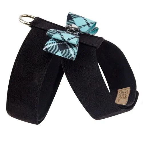 Susan Lanci Scotty Tinkie Harness Tiffi Plaid - Big Bow