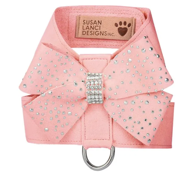 Susan Lanci Silver Stardust Nouveau Bow Tinkie Harnesses in Many Colors