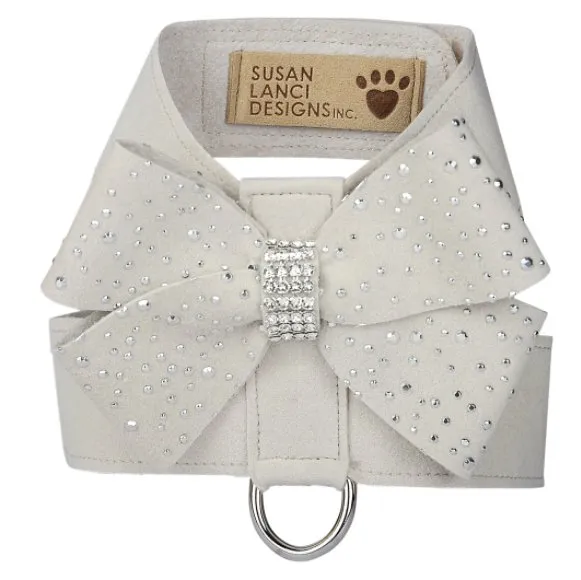 Susan Lanci Silver Stardust Nouveau Bow Tinkie Harnesses in Many Colors