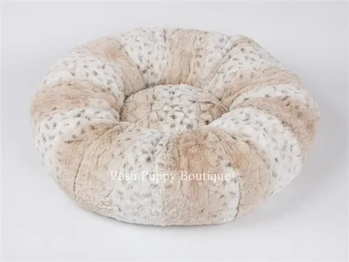 Susan Lanci Soft Snow Leopard Bed