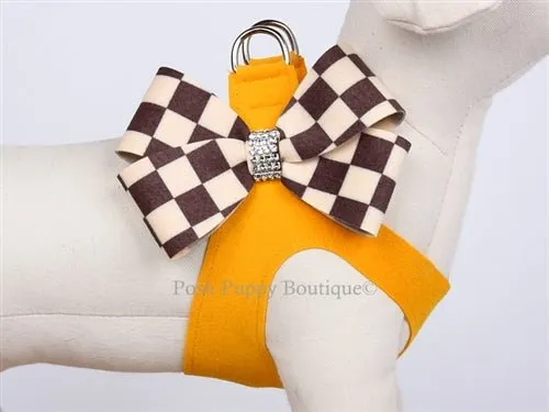 Susan Lanci Step In Harnesses- Windsor Check Collection -Nouveau Bow