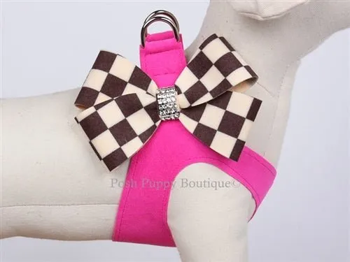 Susan Lanci Step In Harnesses- Windsor Check Collection -Nouveau Bow
