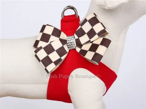 Susan Lanci Step In Harnesses- Windsor Check Collection -Nouveau Bow