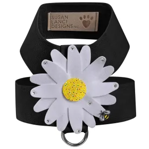 Susan Lanci Tinkie Large Daisy with AB Crystals Tinkie Ultrasuede Harnesses