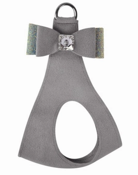 Susan Lanci AB Crystal Stellar Big Bow Step in Harness in Platinum