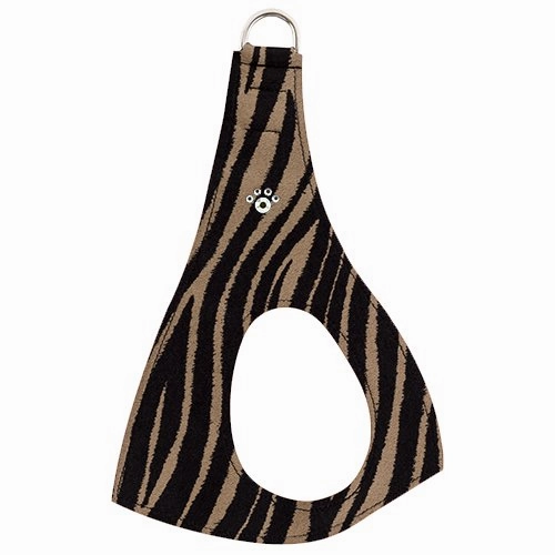 Susan Lanci Crystal Paw Step-In Harness- Jungle Print Collection