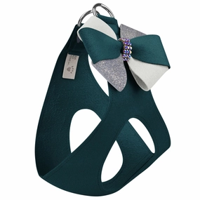 Susan Lanci Game Day Glam Emerald Pinwheel Bow Step In Harness