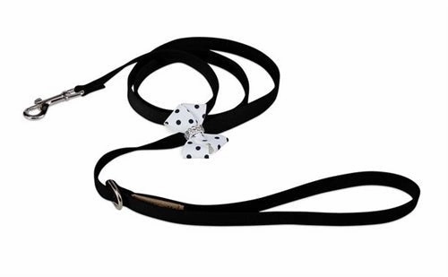 Susan Lanci Polka Dot Nouveau Bow Step In Black Harness