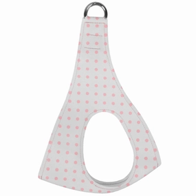Susan Lanci Puppy Pink Polka Dot Step in Harness
