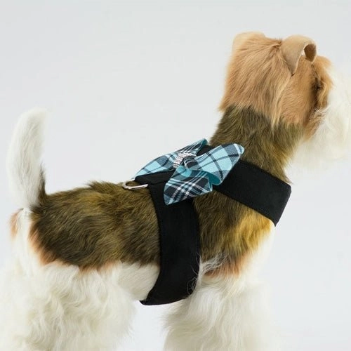 Susan Lanci Scotty Tinkie Harness Tiffi Plaid - Nouveau Bow