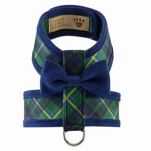 Susan Lanci Scotty Two Tone Tinkie Harness Forrest Plaid