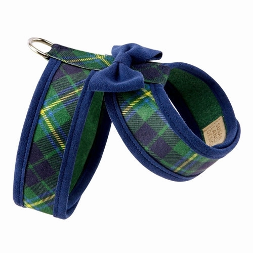 Susan Lanci Scotty Two Tone Tinkie Harness Forrest Plaid