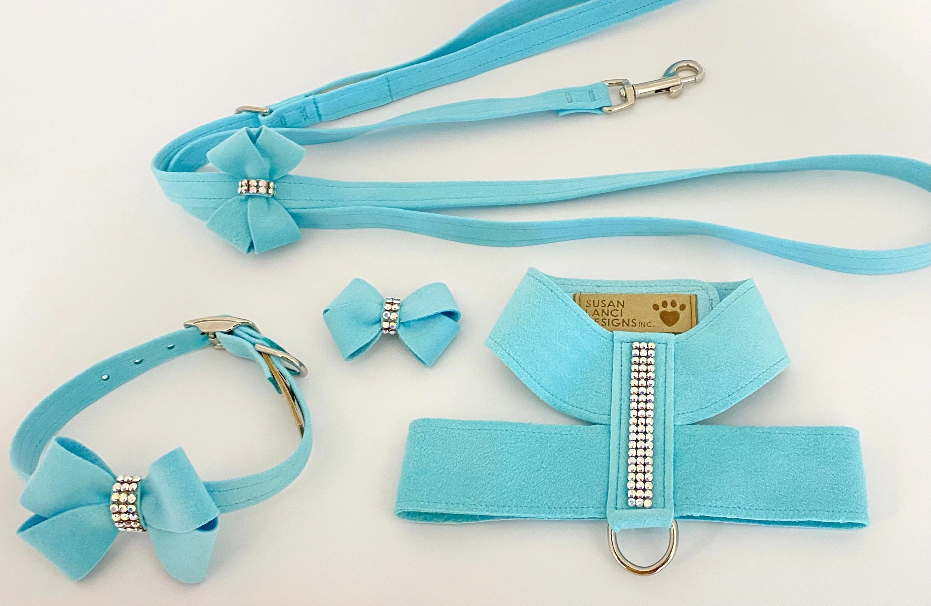 Susan Lanci Tiffi Blue AB Crystal Tinkie Harness