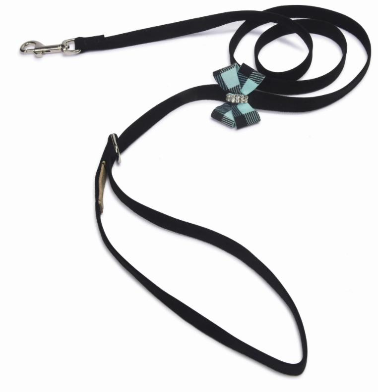Susan Lanci Tiffi Gingham Nouveau Bow Step In Harness