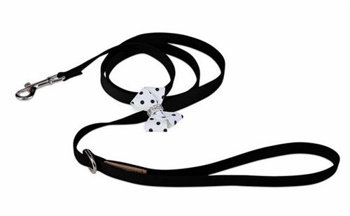 Susan Lanci Two Tone Polka Dot Nouveau Bow Tinkie Harness