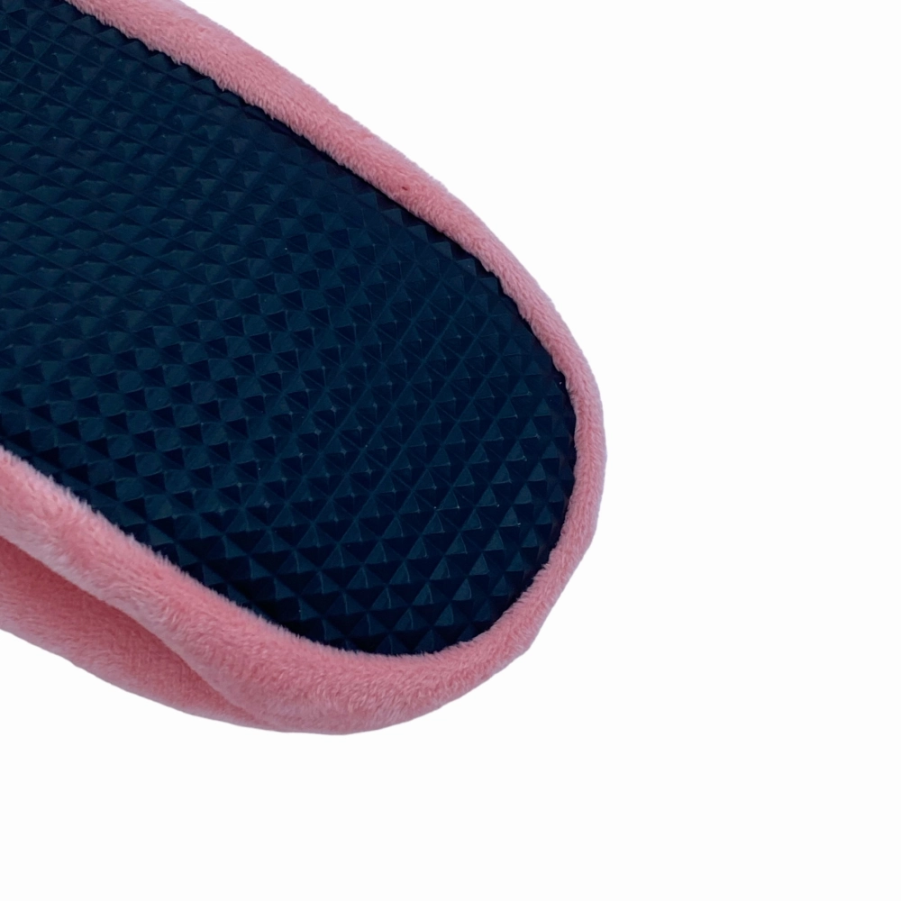 Talking Dog Club Doggie Pig Slipper Squeaky Plush Toy for Dogs (Pink)