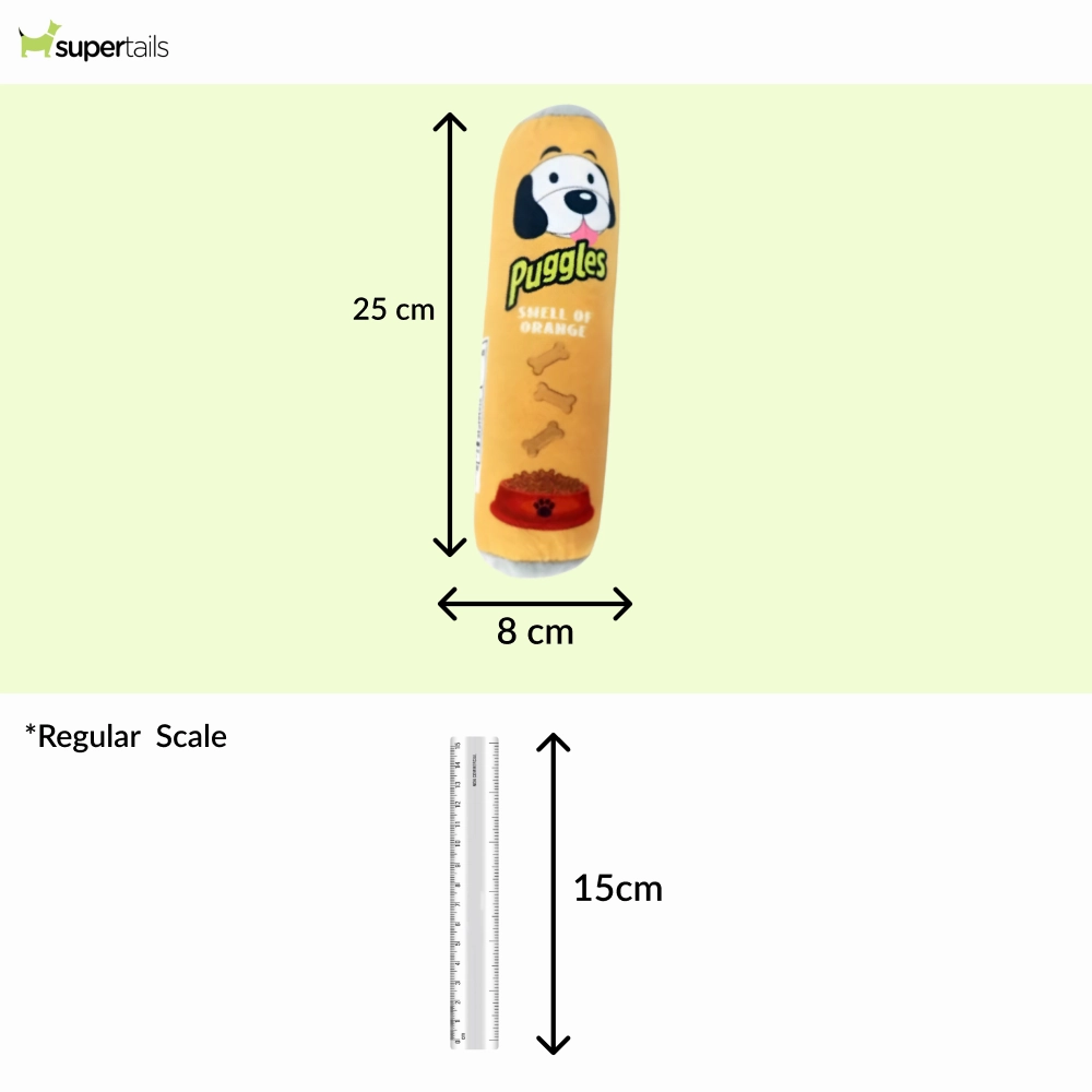 Talking Dog Club Puggles Plush Toy for Dogs (Yellow)