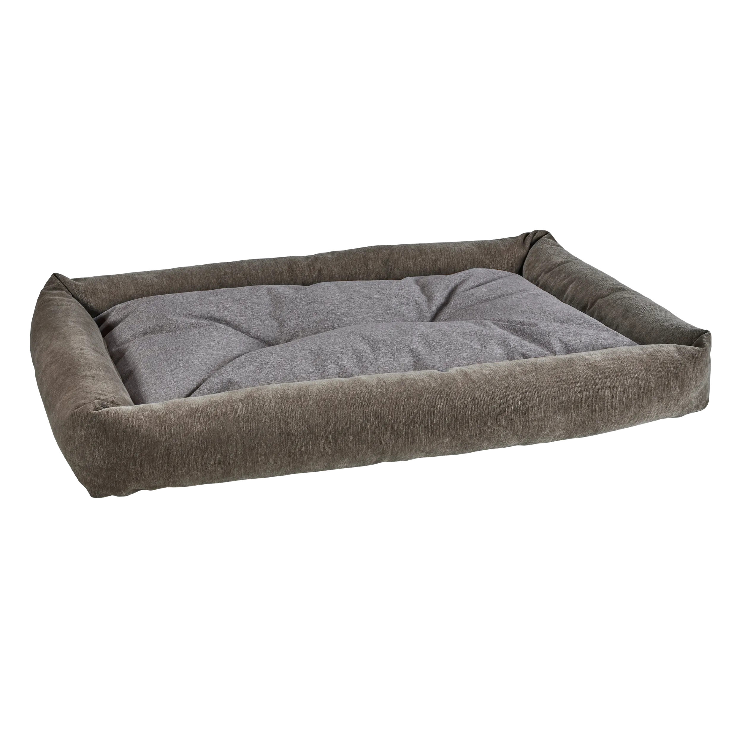 Tango Reversible Bed | Bark Washed Microvelvet