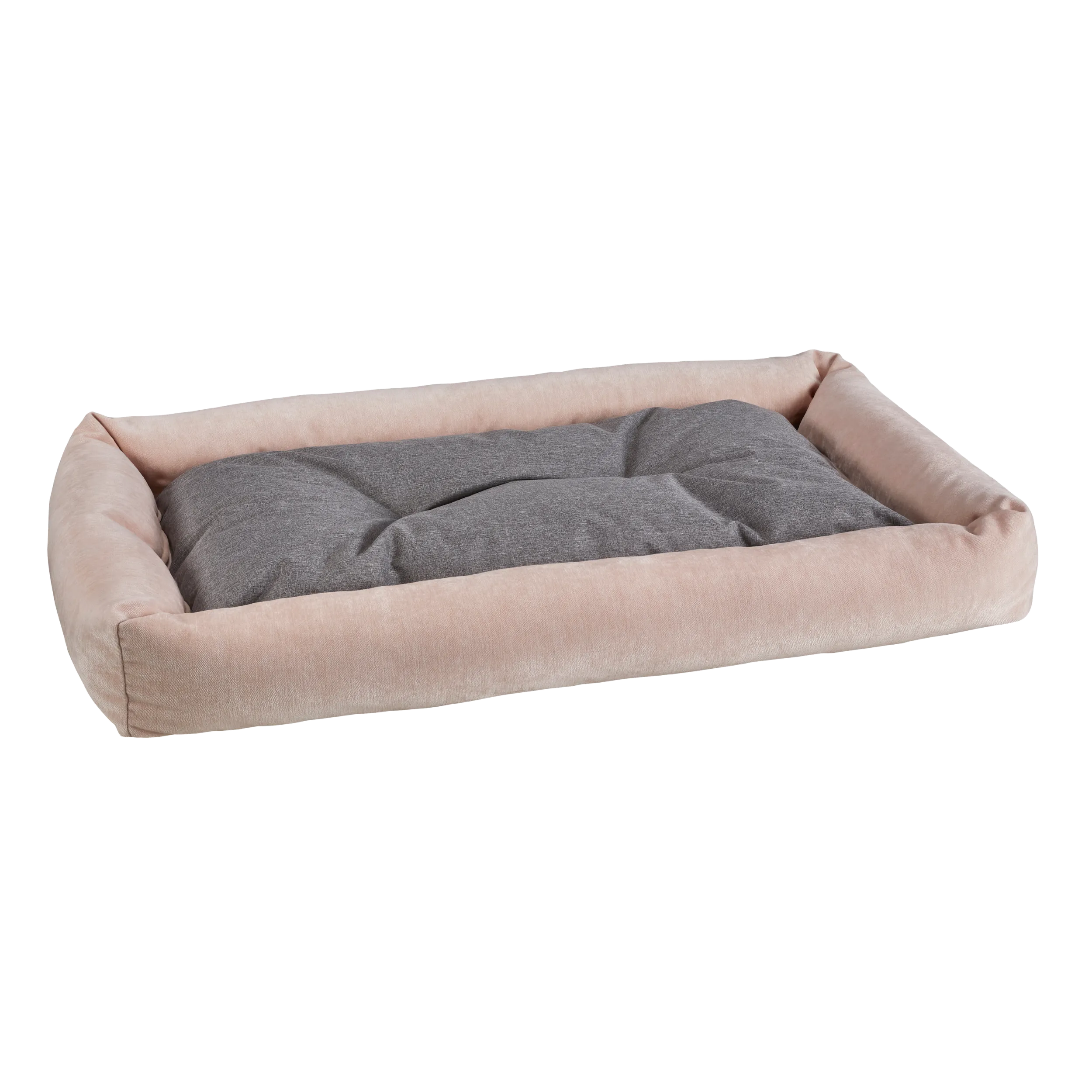Tango Reversible Bed | Blush Washed Microvelvet