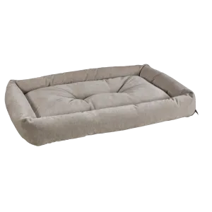 Tango Reversible Bed | Oyster Washed Microvelvet