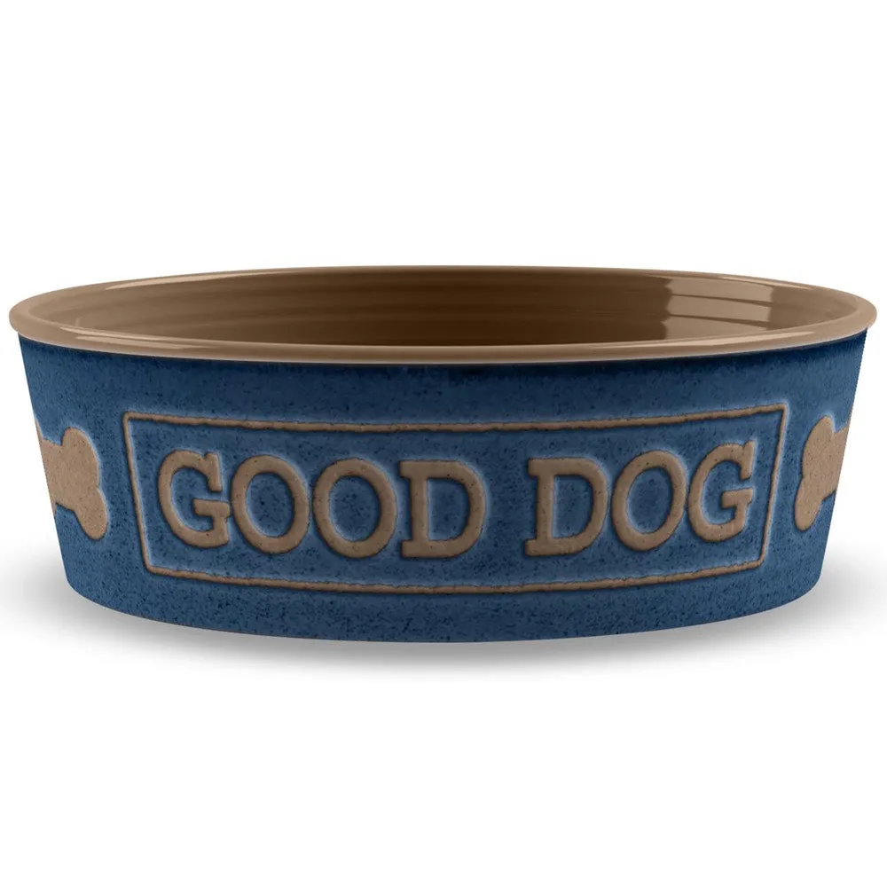 TarHong Good Dog Dog Bowl (Indigo)