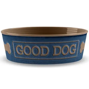TarHong Good Dog Dog Bowl (Indigo)