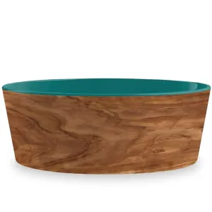 TarHong Olive Dog Bowl (Teal)