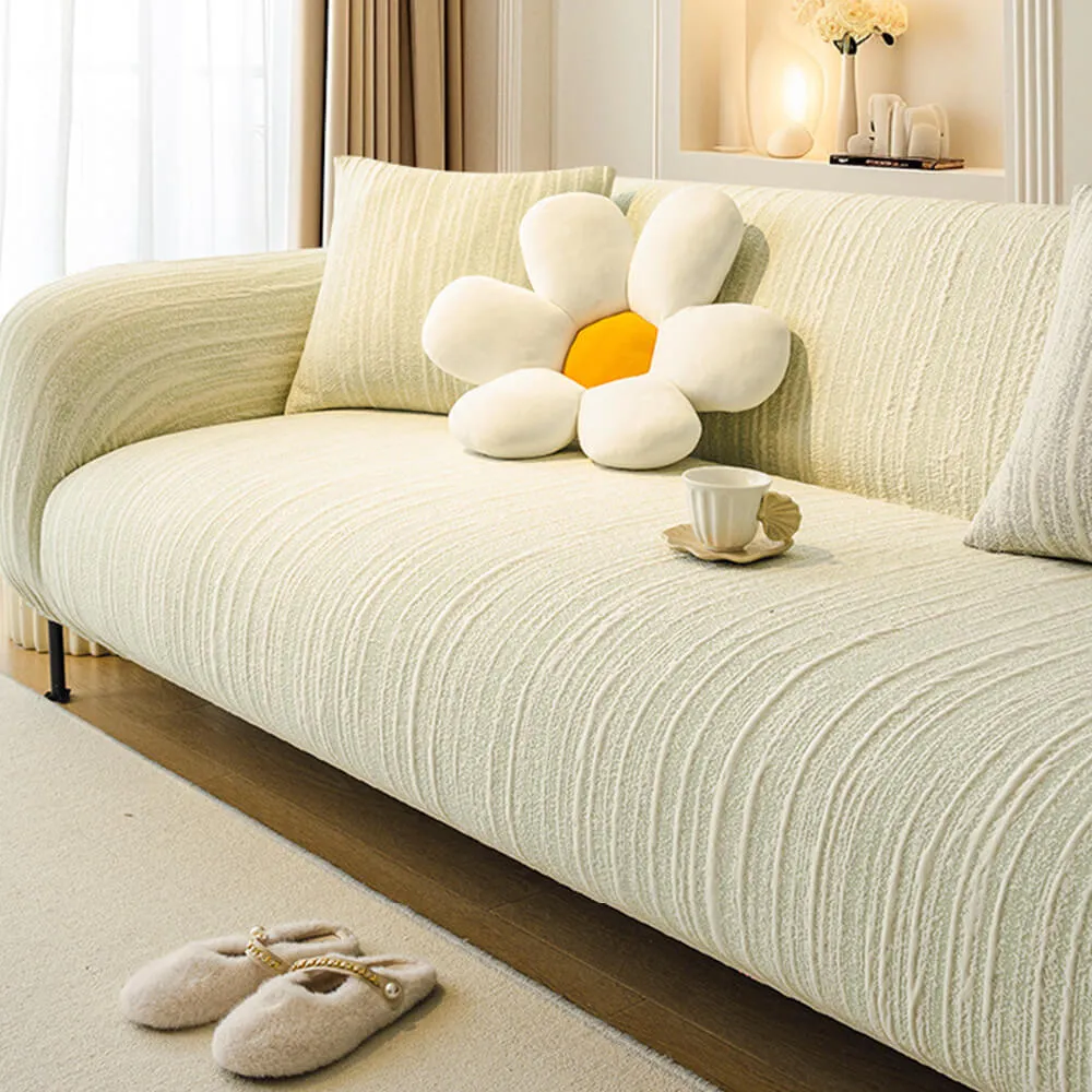Textured Space Cotton Scratch-Resistant Magic Couch Cover