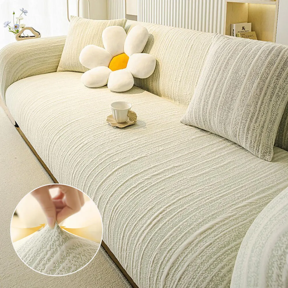 Textured Space Cotton Scratch-Resistant Magic Couch Cover