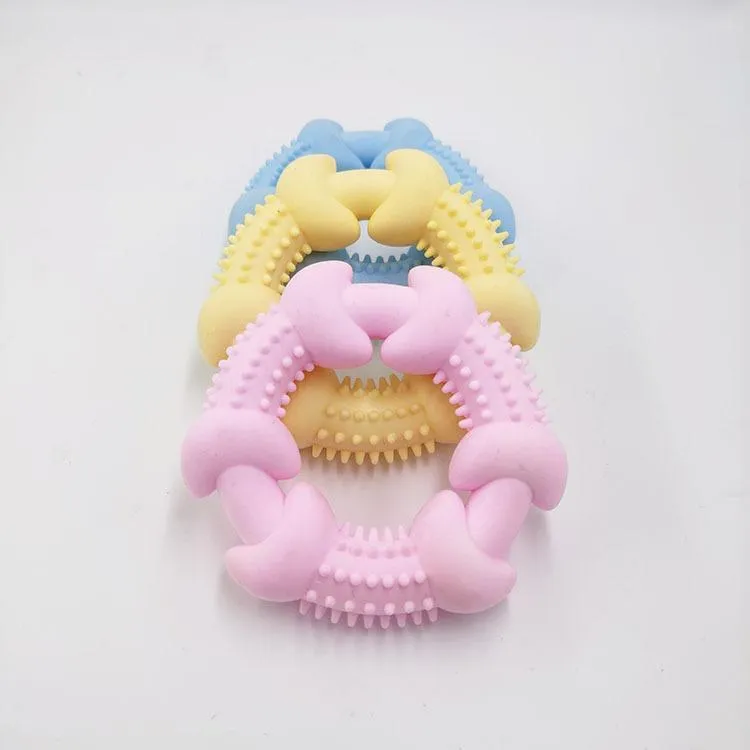 The Pets Club Dental Rubber Ring Toy For Dog & Puppy