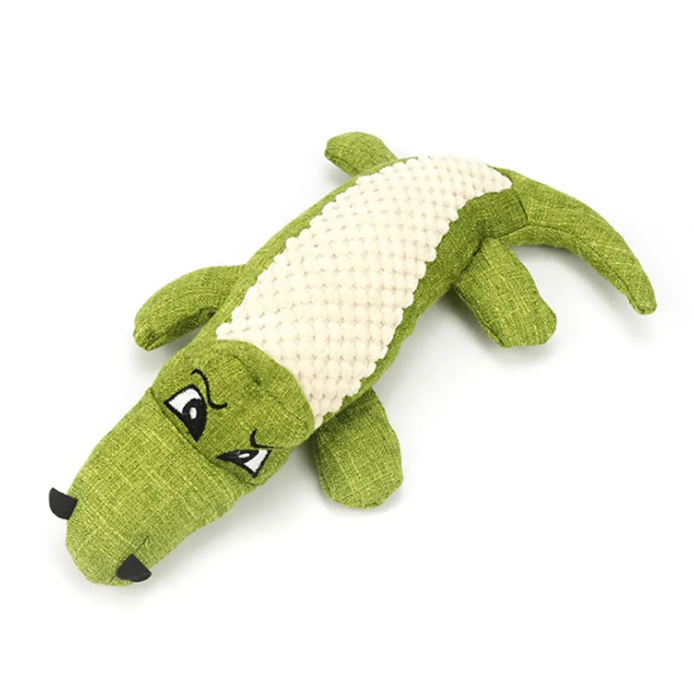 The Pets Club  Linen Plush Animal Toy For Dog