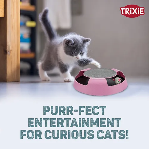 Trixie Catch The Mouse Toy for Cats (Pink)