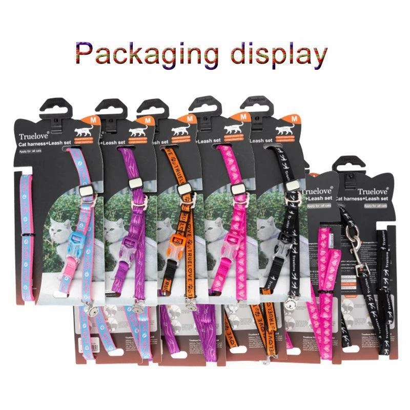 Truelove Pet Harness Leash Set No Escape Proof Soft Waking Adjustable Vest for Puppy Comfortable Outdoor Lightweight TLH3911
