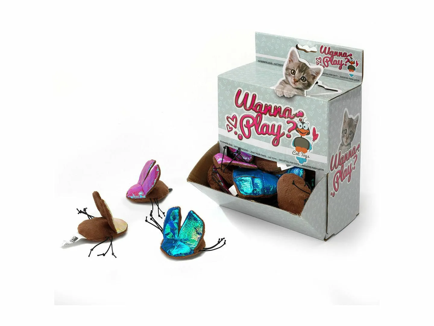 Wanna Play Bug with Crinkle Paper 7x6CM
