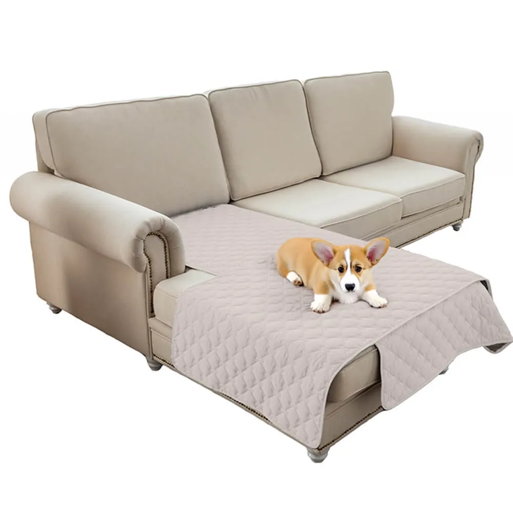 Waterproof & Non-Slip Diamond Quilted Pet Couch Cover C Stylish Protection for Furniture