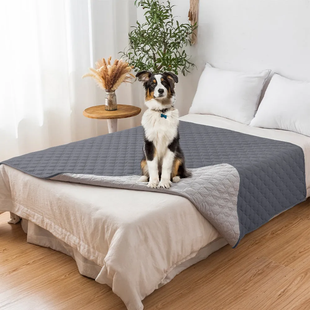 Waterproof & Non-Slip Diamond Quilted Pet Couch Cover C Stylish Protection for Furniture