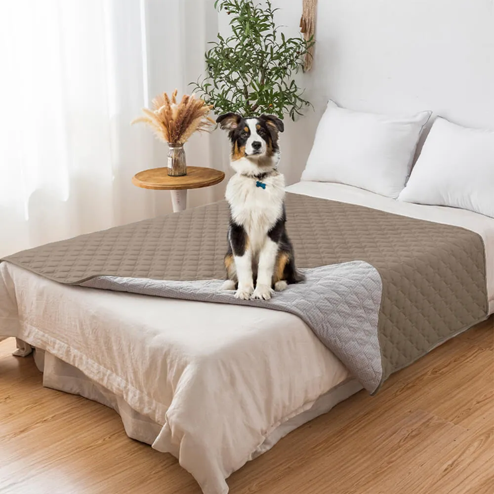 Waterproof & Non-Slip Diamond Quilted Pet Couch Cover C Stylish Protection for Furniture