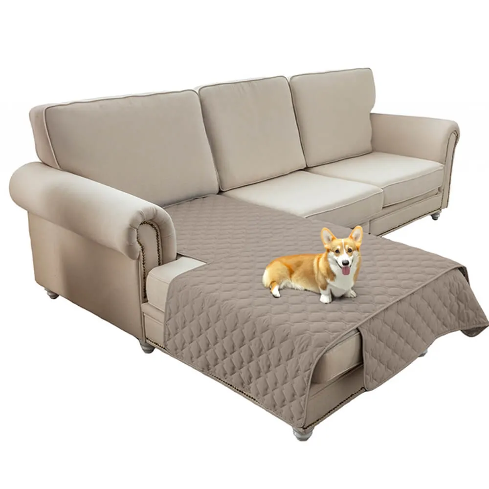 Waterproof & Non-Slip Diamond Quilted Pet Couch Cover C Stylish Protection for Furniture