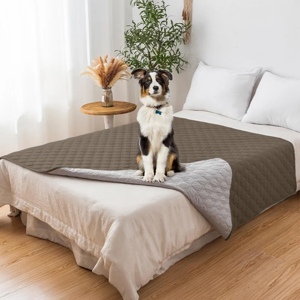 Waterproof & Non-Slip Diamond Quilted Pet Couch Cover C Stylish Protection for Furniture
