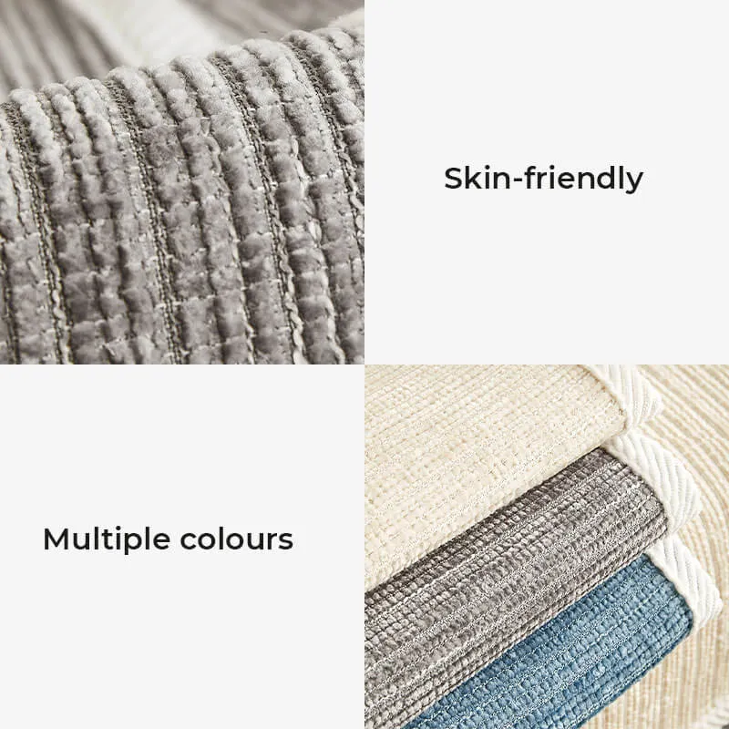 Waterproof Antimicrobial Simple Chenille Fabric Anti-scratch Couch Covers