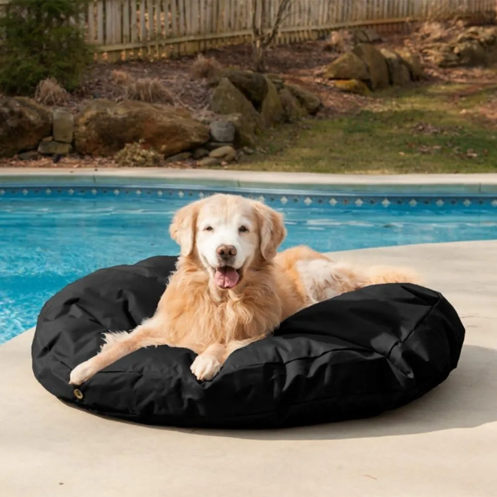 Waterproof Round Dog Bed in Many Colors