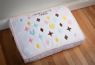 White Chewy Vuiton Bed