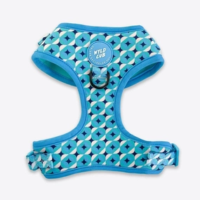 Wyld Cub - Adjustable Dog Harness: Knightsbridge Azure