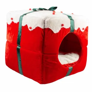 Xmas cosy house 40x40x40cm red